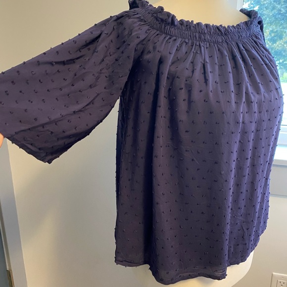 🐦2/30 Miami off the shoulder blouse size small - Picture 3 of 6